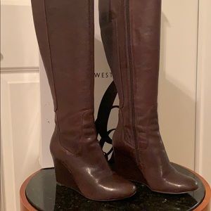 Nine West “NW Heartset” Wedge Boots